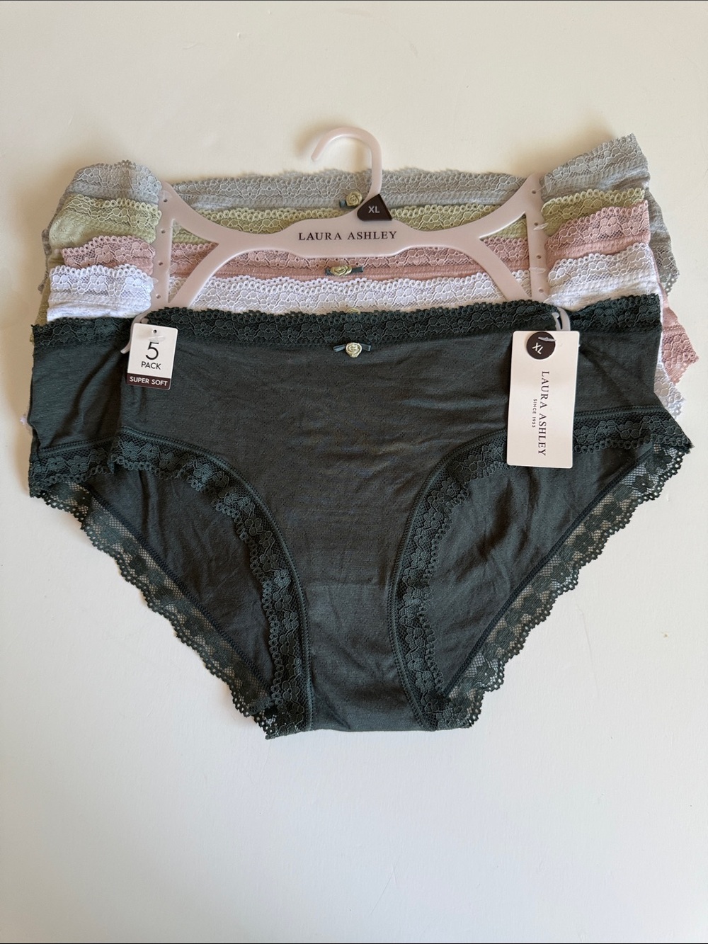 LAURA ASHLEY SUPER SOFT PANTIES SZ XL NEW!